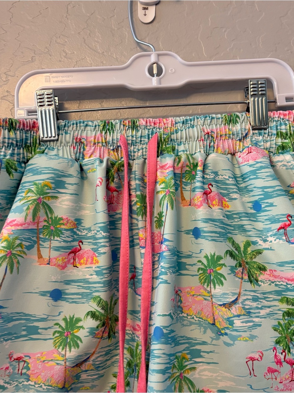 Jess Lea tropical treasures flamingo island print everyday shorts size large - Picture 2 of 16